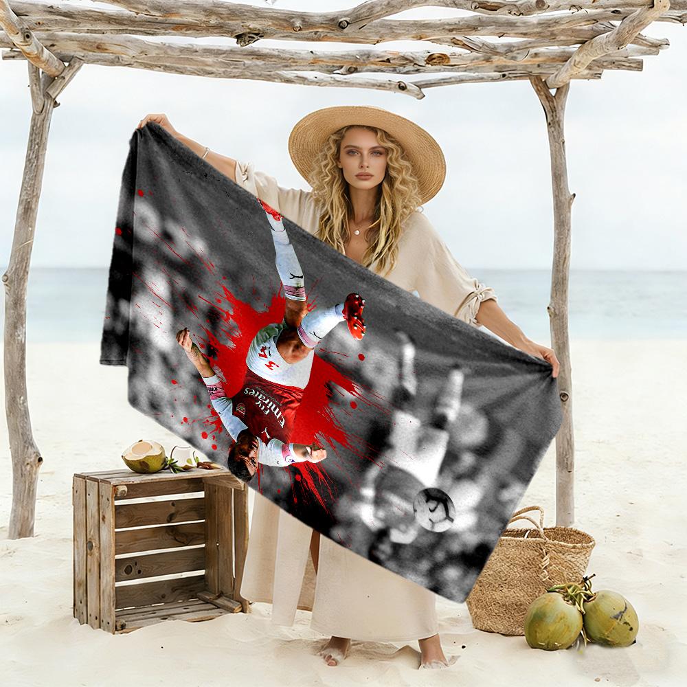 Victory Celebration Moment Beach Towel Soft Durable Quick-Dry Comfortable Lightweight