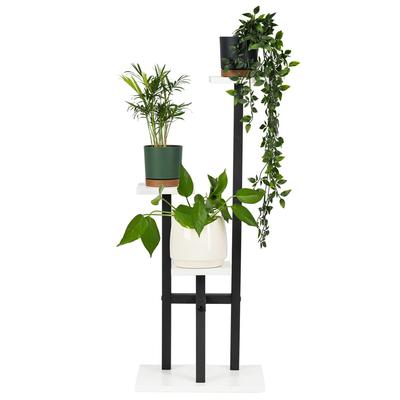 PEAK Universal Flower Stand - White, 3-tier Flower Stand for 3 Pots