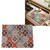 Multicolored Coffee Bar Mat Waterproof Coffee Maker Mat Versatile Table Placemat  Kitchen Use