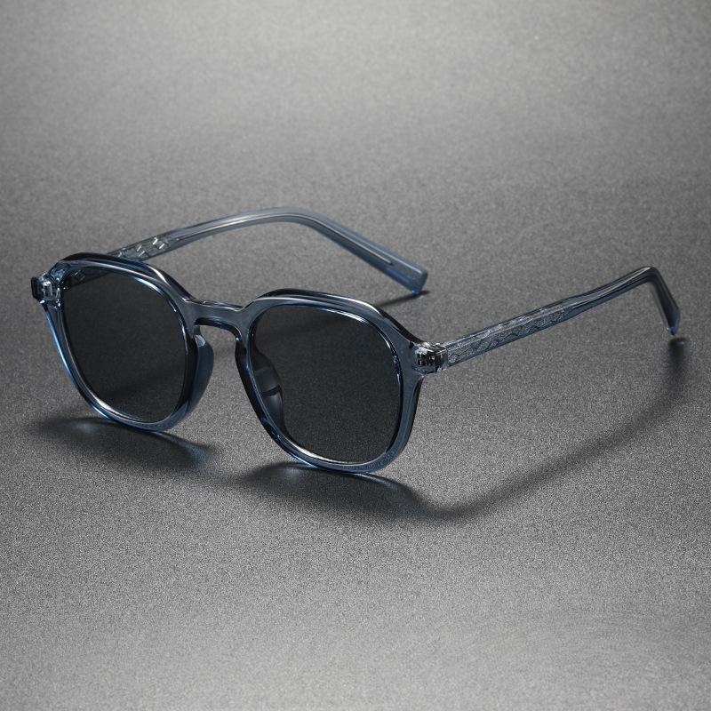 Retro Round TR90 Outdoor Sunglasses Men Women Classic Leopard Frame Sun Glasses Fashion Black Driving Male Female Goggles UV400