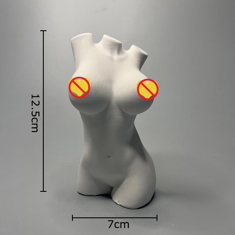 

Human Body Chest Plaster Statue Desk Decoration Creative Figures Artwork Ornaments Characters Sculpture Room Aesthetic Decor