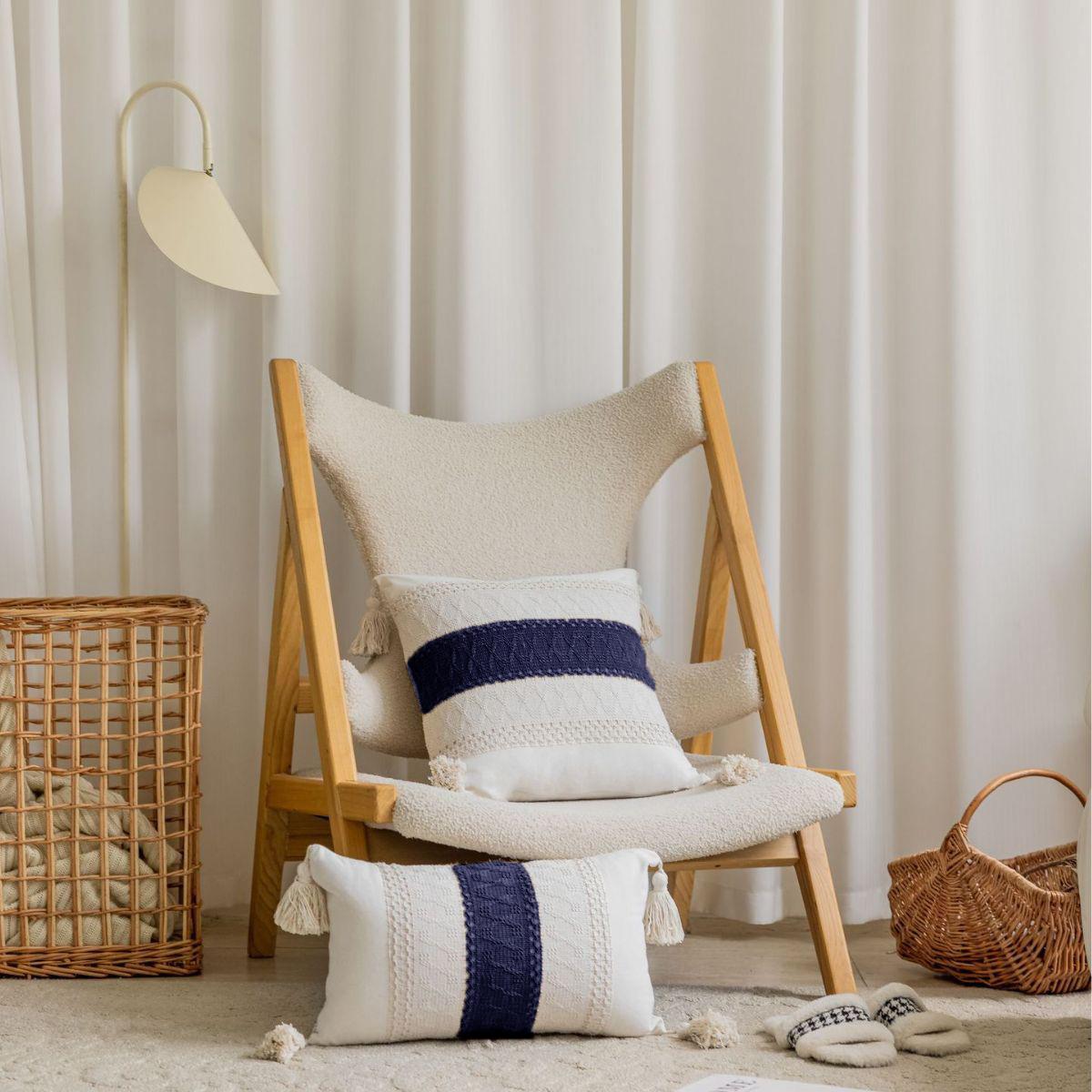 

1 шт. Бохо Декоративні подушки для дивана Обкладинка для подушки з китицями Наволочка (Без подушки-кора) 30x50cm(11.8x19.7inch)