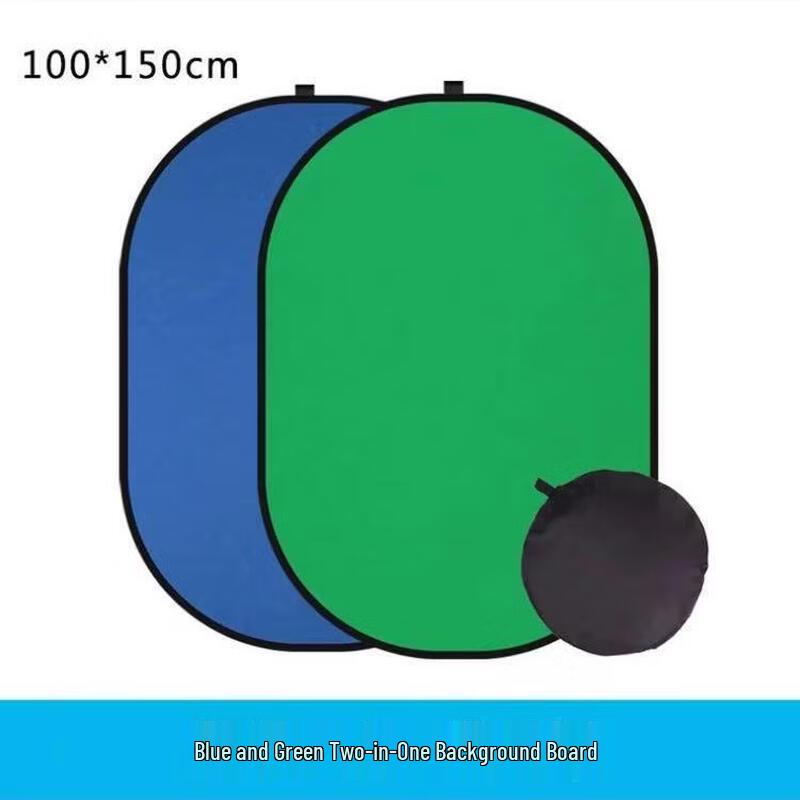 OLOEY Round Collapsible Green Screen Background