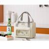 Polyester-Lunchbox-Tasche im japanischen Stil mit isolierter Folienauskleidung