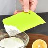 1pc Plastic Cake Cream Spatula Dough Butter Batter Scraper Baking Tools For Home Baking Cutting Tools Kitchen Gadgets