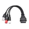 Diagnostic Connector Cable OBD2 Adapter Scanner Motorcycle Diagnostic Adapter Cable 3Pin 4Pin 6Pin 3