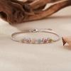 Natural Tourmaline Color Treasure Bracelet Women'S S925 Sterling Silver Candy Color Gem Jewelry Bracelet Factory