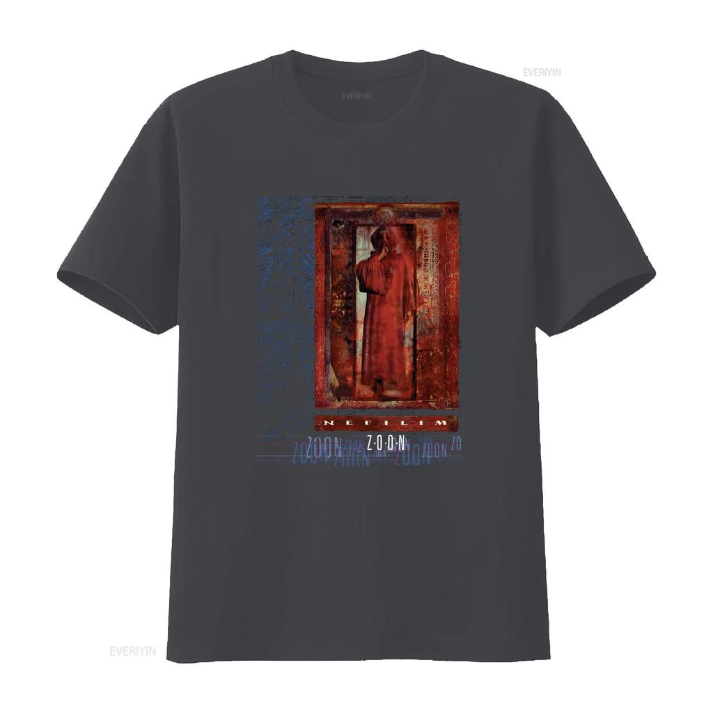 Nefilim Zoon 1996 Album Cover T-Shirt Vintage Atmungsaktiv Leicht Designer Kleidung Vielseitig Grafik Vintage