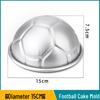 WS Halvkula Fotbollstårta Bakform