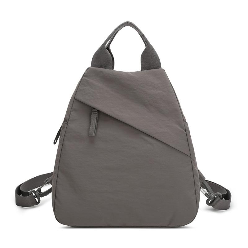 Schoolbag Multifunctional Backpack Women's 1011 New Nylon Cloth Casual Versatile Travel Small Backpack Commuting Oblique Cross Breast Bag Men