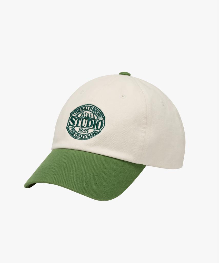GOALSTUDIO Color Block Ball Cap-Off White