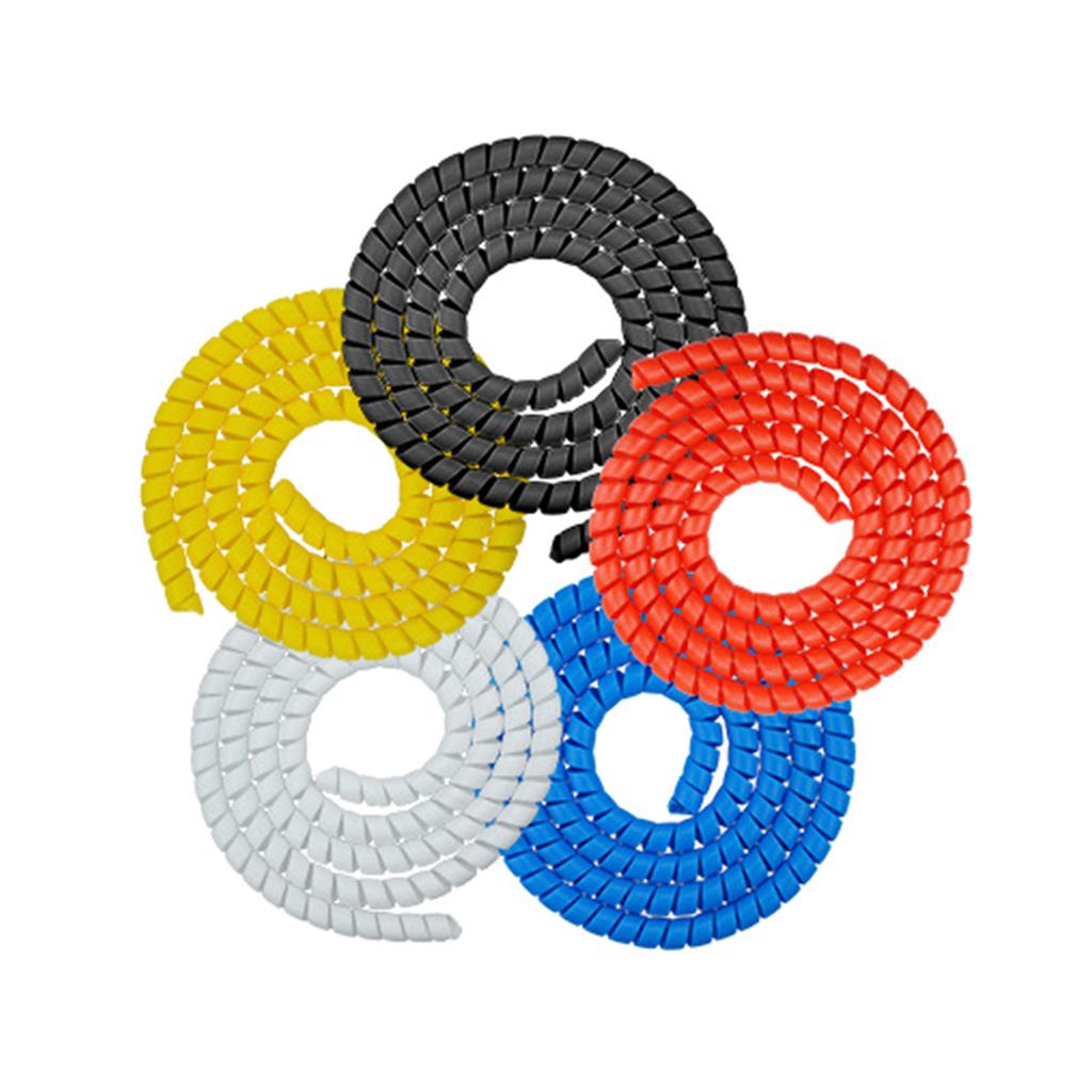 Scooter Brake Cable Housing Protector Cable Covers 2M Scooter Spiral Tube Cable Protector Brake Line Spiral Tube Wraps