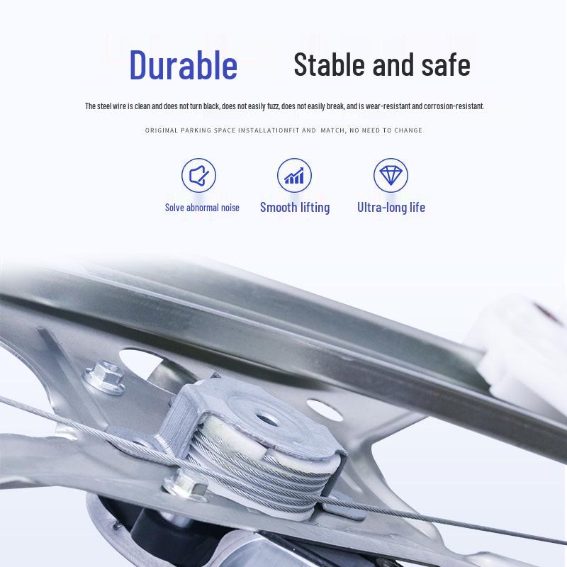 Compatible with 7th, 8th, and 9th Gen Honda Accord/Civic/CR-V Power Window Regulator Assembly and Bracket with Lifter Motor.