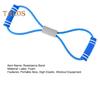 Figure 8 Fitness Resistance Band with Anti-slip Handle Portable Men Women Arm Shoulder Stretch Strength Training Exercise Elastic Strap Tension Rope