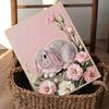 DIY The Obedient Rabbit Pearl Diamond Art Kits Without Frame 30x40cm Gem Art Diamond Painting Kits for Adults/Beginners Gift Idea Home Wall Decor