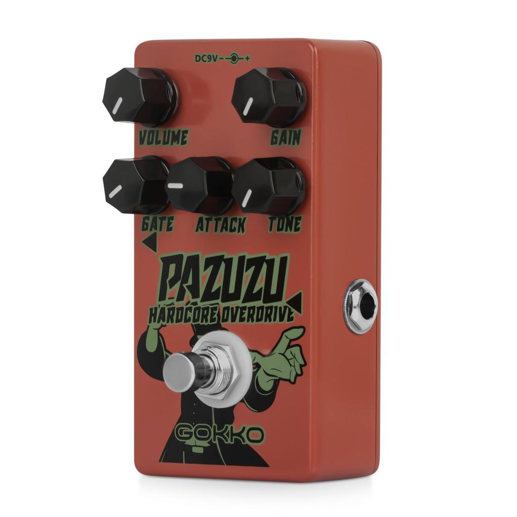 GOKKO OVERDRIVE A Overdrive Pedal with a Noise Ideal for Guitarists Seeking a Wide Range of Overdrive GK-62 - Multi-tone Built-in Gate. Tones.