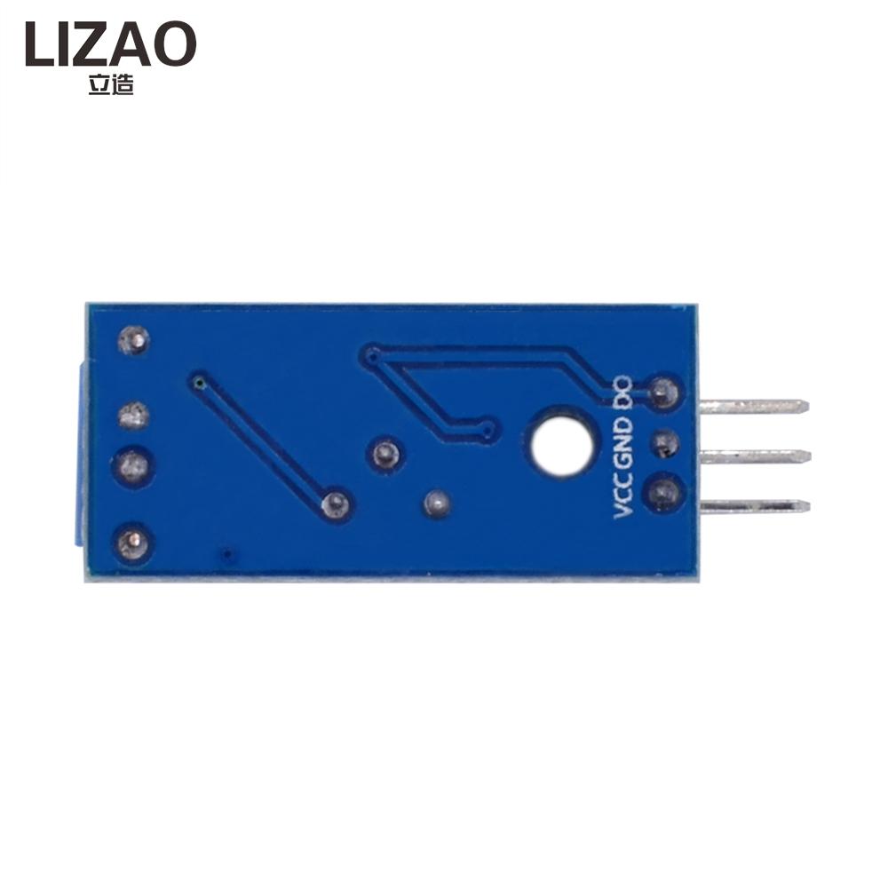 Normally Closed Shock Vibration Sensor Module, Sensitive Trigger Detection Board, for Alarm Security System and Robot Projects