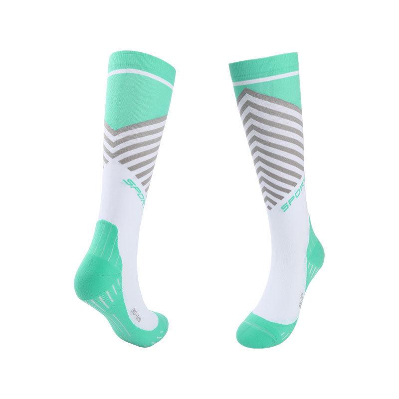 Dámské sportovní kompresní ponožky: Jóga, Tenis, Švihadlo, Štíhlá lýtka, Dlouhá trubice, Zvýšení svalové energie
