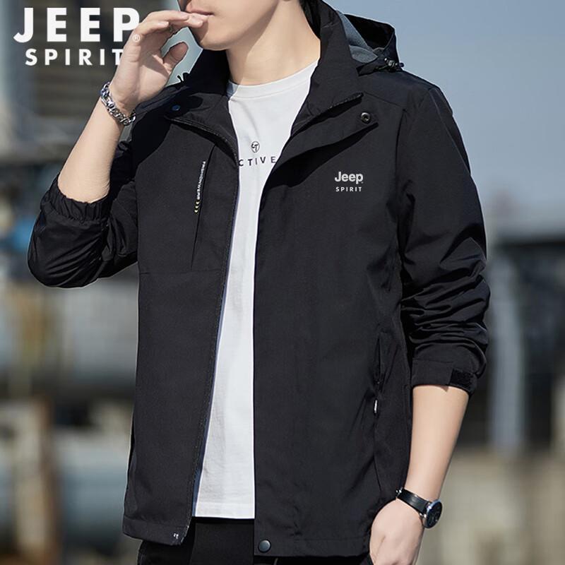 

JEEP SPIRIT Men s Waterproof Windproof Outdoor Jacket 5XL