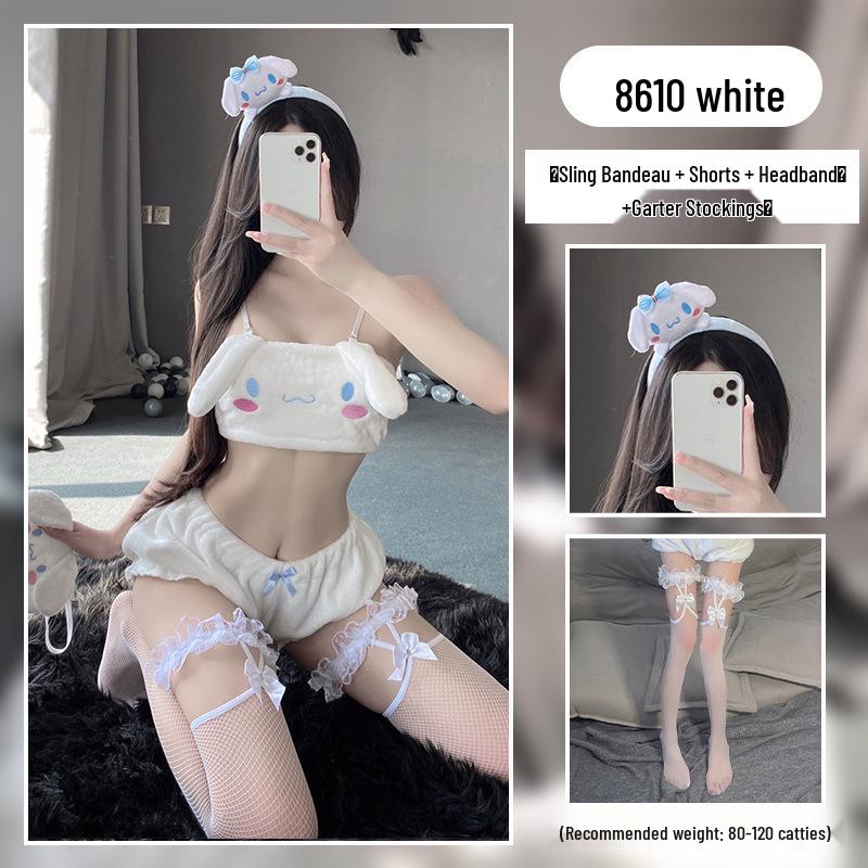 Illusionary Autumn/Winter Cartoon Lingerie Set: Cinnamoroll, My Melody & Kuromi Bra and Panty Collection