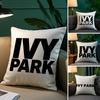 Brand I-Ivy P-Park Pillow Case Plush Fabric Soft Double Sided Print Sofa Cushion Cover Throw Pillow Covers