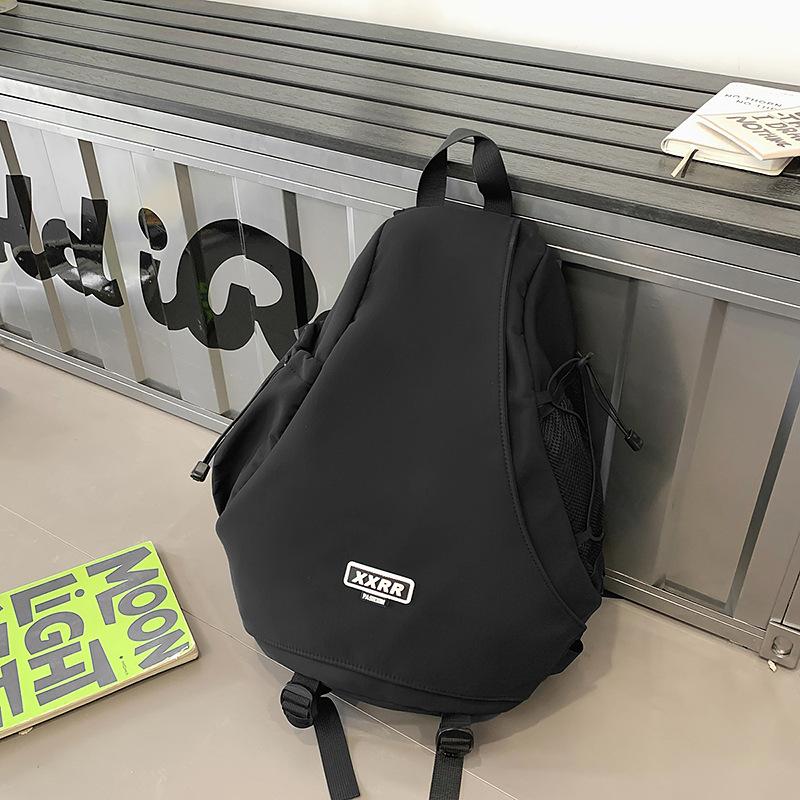 New Sports Wind Riding Diagonal Shoulder Bag Motorcycle Bombing Campus Portable Handsome Backpack Large Capacity Backpack.