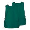 2PCS/SET Unisex Polyester Cross-Back Apron Vest Waterproof Barber Bib with Ties Adjustable Salon Smock for Hairdressers Kitchen