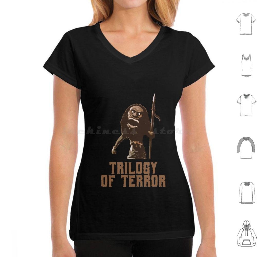 Trilogy Of Terror T Shirt Cotton Men Women DIY Print Trilogy Of Terror Zuni Zuni Horror Movies Horror Vintage Horror Movie