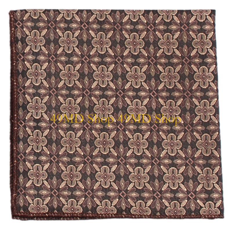 49MD 26x26cm Men Handkerchief High Absorbent Pocket Towel Banquet Pocket Kerchief