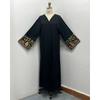 F450 Foreign Trade Cross-border E-COMMERCE Independent Station Arabic Embroidery Embroidered Robe Fashion Outer Wear Abaya Robe