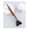Fishtail Head Jaw Line Contour Brush Fiber Hair Face Makeup Contouring Brush Cosmetic Tool for Makeup Artist