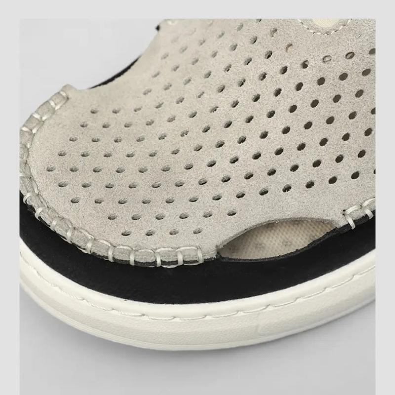 Men's Fashion Leisure Sandals Male Summer Breathable Trendy Casual Shoes Lightweight and Comfortable Wide Toe Shoes