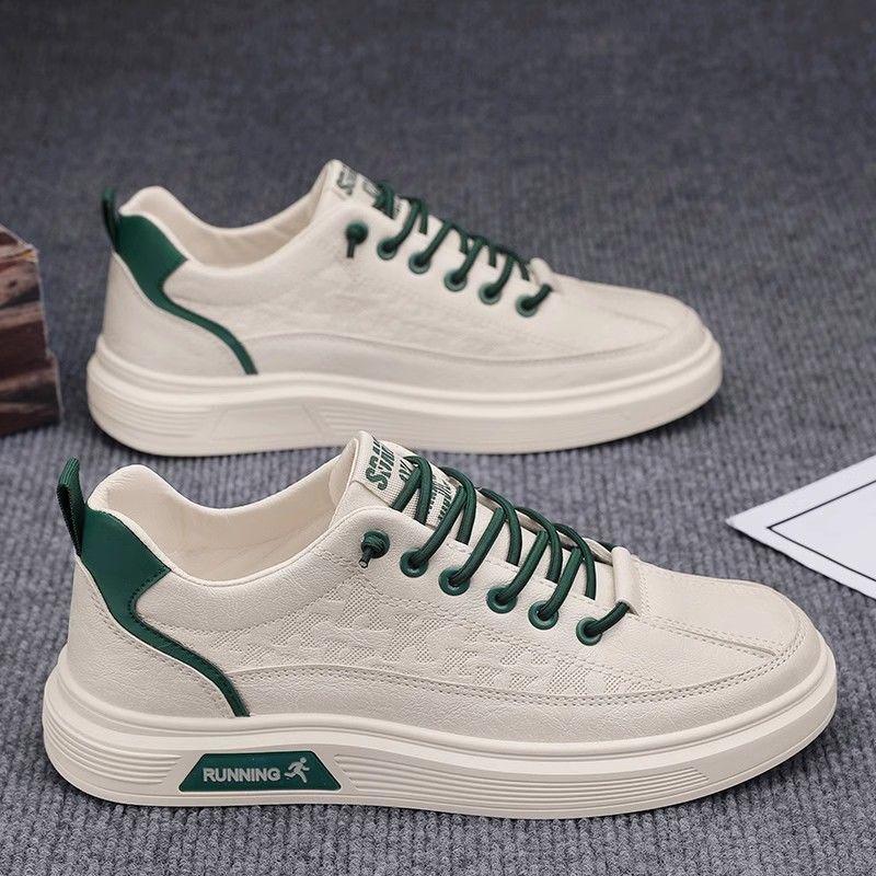 Summer Pilot Casual Shoes Sports Flat Shoes Non-slip Waterproof Little White Leather Shoes Spring