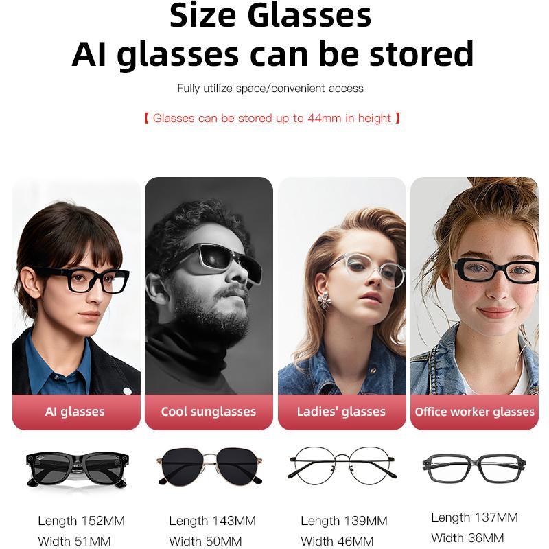 Car Glasses Clip For Volvo Rdesign V60 V40 XC60 XC90 S60 C30 V50 V70 S80 T6 Auto Sunglasses Case Box High Quality Accessorie