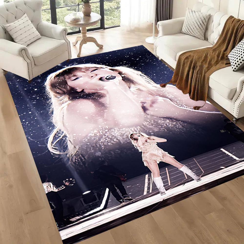 I tappeti quadrati per esibizioni dal vivo di Taylor Swift sono un'ottima scelta per soggiorni, camere da letto, arredamento della casa e come regali.