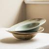 Straw Hat Bowl Design Sense Threaded Bowl Ceramic Pasta Bowl Household Soup Bowl Tableware Round Vegetable Bowl