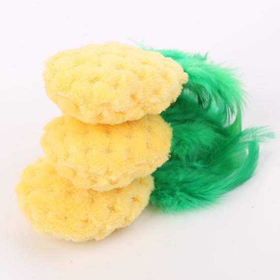 Pet Cats Kitten Catnip Cute Pineapple Shape Bite-resistant Interactive Play Toy