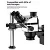 360 Degree Rotating Microscope Bracket Double Arm Boom Stand for Stereo Microscope Space Saving Suspension Design