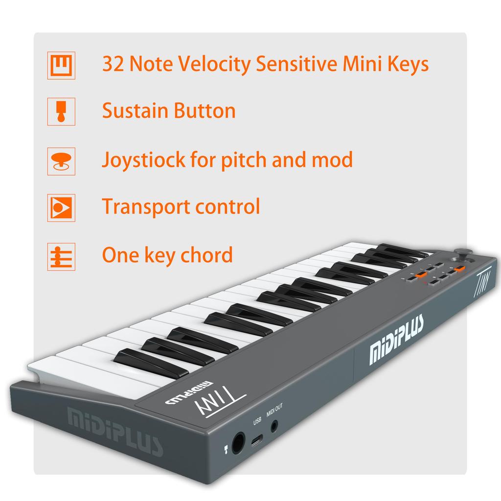 MIDIPLUS TINY MIDI Keyboard Controller