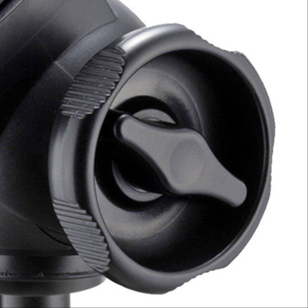Velbon Fluid Head FHD-53D, Medium, 44mm Base Diameter, for Videography, DIN Standard Quick Shoe Compatible, Plastic, 470201