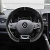 Rutschfeste Leder-Autolenkradabdeckung für Renault QM6 Kadjar Clio Koleos Scenic Laguna Captur Megane Espace Zubehör