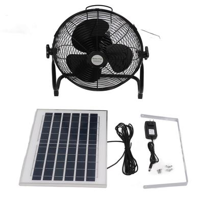 Pille Çalışan Güneş Enerjili Fan 10000mah 3 Hızlı Sessiz Çift Kullanımlı Taşınabilir Fan Ev Kamp için