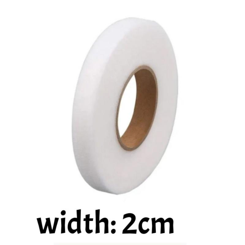 64M/roll Iron-On Hemming Tape Non-woven Double-side Interlining Adhesive for Jean Clothes Length Shorten Home DIY Sewing Tool
