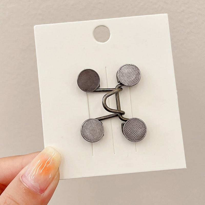 Waist Tighten Brooch Pin for Pants with Anti-Exposed Buckle Brooch Clip Jeans Waist Pin Clothing Accessories for Female
