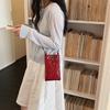 Borsa per Cellulare Teschio da Donna a Rombetti con Catena a Spalla Crossbody