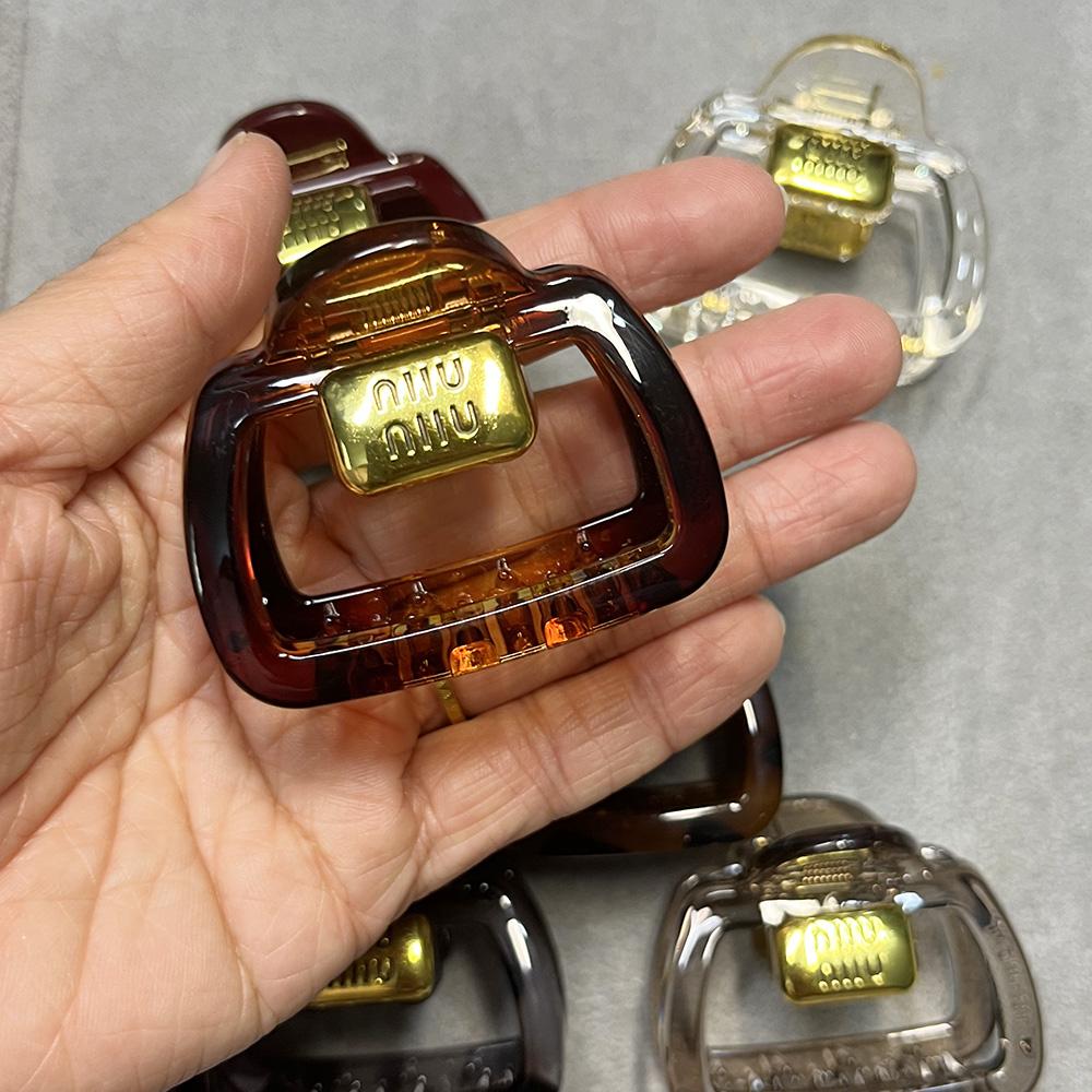 Leopardenmuster Haarklammern Clips Krabbenklemmen Frauen Mädchen Mittel Geometrisch Quadratischer Pferdeschwanzhalter Haarspangen Haarschmuck