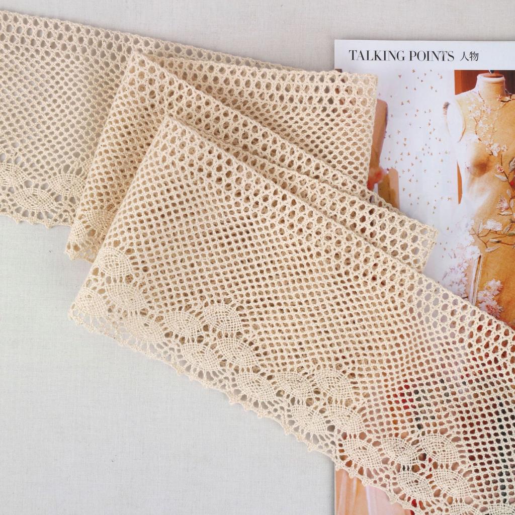 Cotton Thread Lace Accessories Handmade Diy Pure Cotton Woven Lace Edge Sofa Curtain Clothing Lace Material