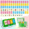 81pcs Table Model Spell Words Education Card Picture Letter Cognitive Learning Early Education Toys For Children Kids