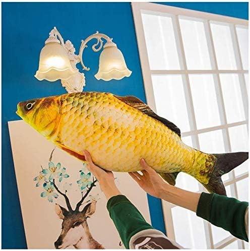 3D Giant Soft Fish Cushion Pillow Carp Plush Pillow Stuffed Toy Throw Pillow for Home Decoration Gift Kids Pillow Stuffed Animal