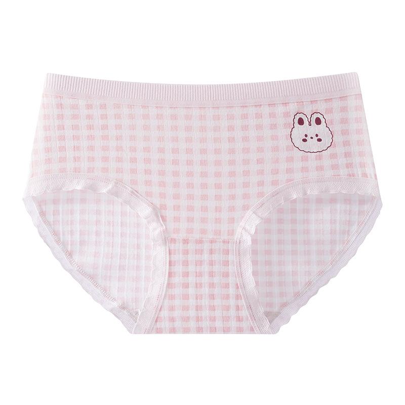 

Girls Spring and Autumn Pure Cotton Pink Junior High School Junior High School Underwear XL рожевий